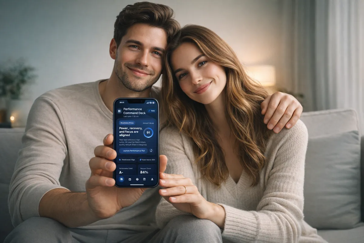 Two people sharing the Taby experience together